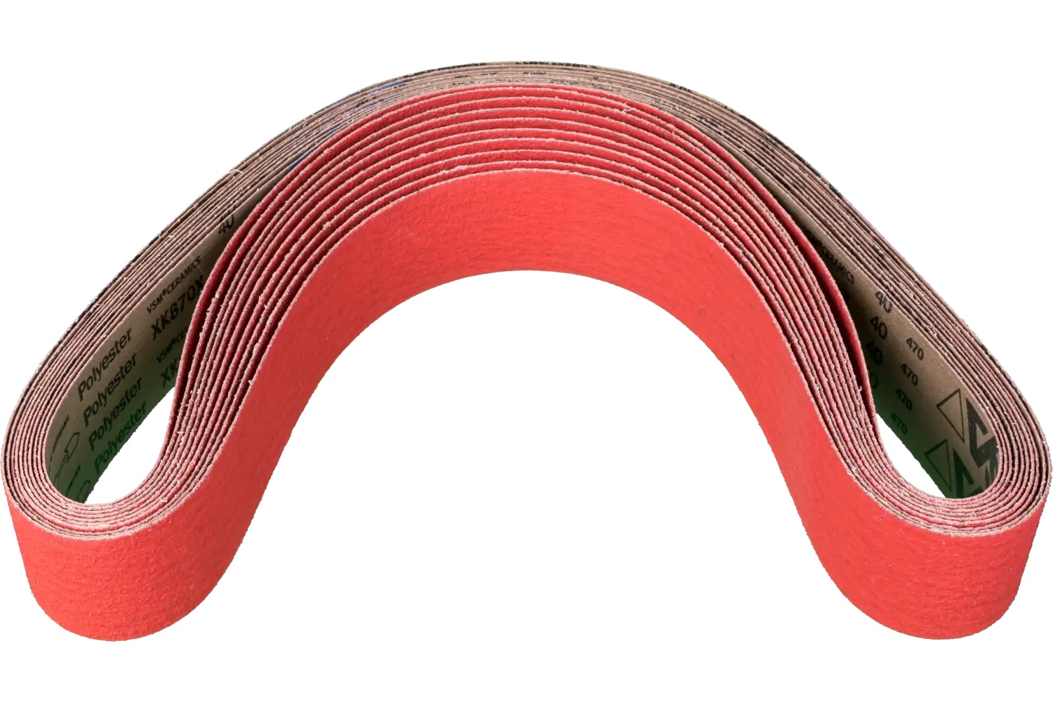 Picture of Pferd Abrasive Benchstand Belt, 60" X 2-1/2, 40 Grit, Ceramic Co-Cool